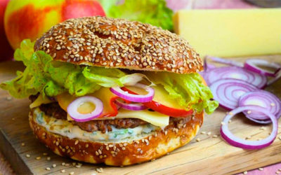 Rezept der Woche: Apfel Bergkäse Burger