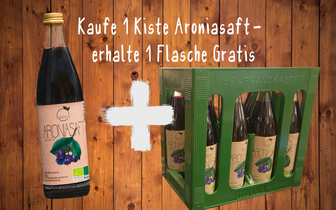 +++ Neu im Biomarkt +++ Fränkischer Aroniasaft als Immun-Booster  +++