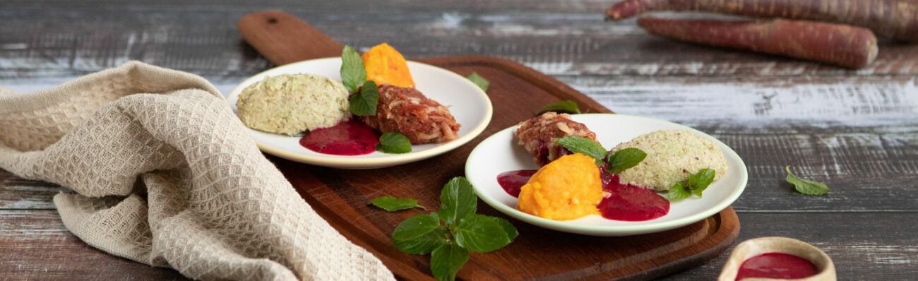 Rezept der Woche: Dreierlei Nockerl an Fruchtsauce