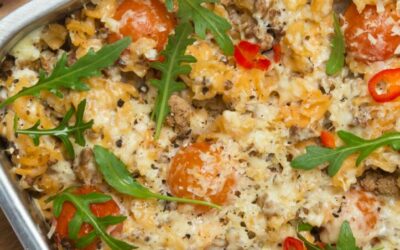 Rezept der Woche: Goodel-Auflauf mit Cherrytomaten und Ricotta