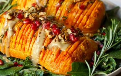 Rezept der Woche: Hasselback Butternuss Kürbis