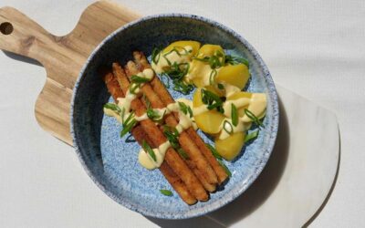 Rezept der Woche: Knuspriger Spargel im Parmesanmantel