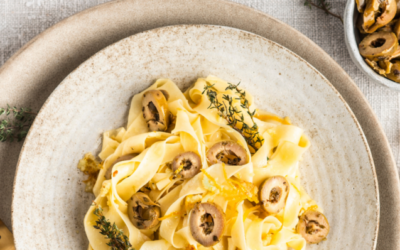Rezept der Woche: Zitronenpasta mit Oliven